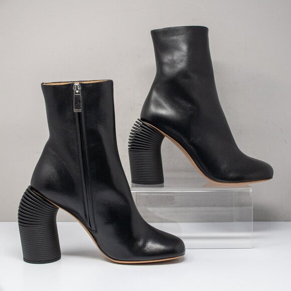 Off-White Tonal Spring 110mm Black Leather Boots, Size 41 EU (11 US) - Picture 2 of 7